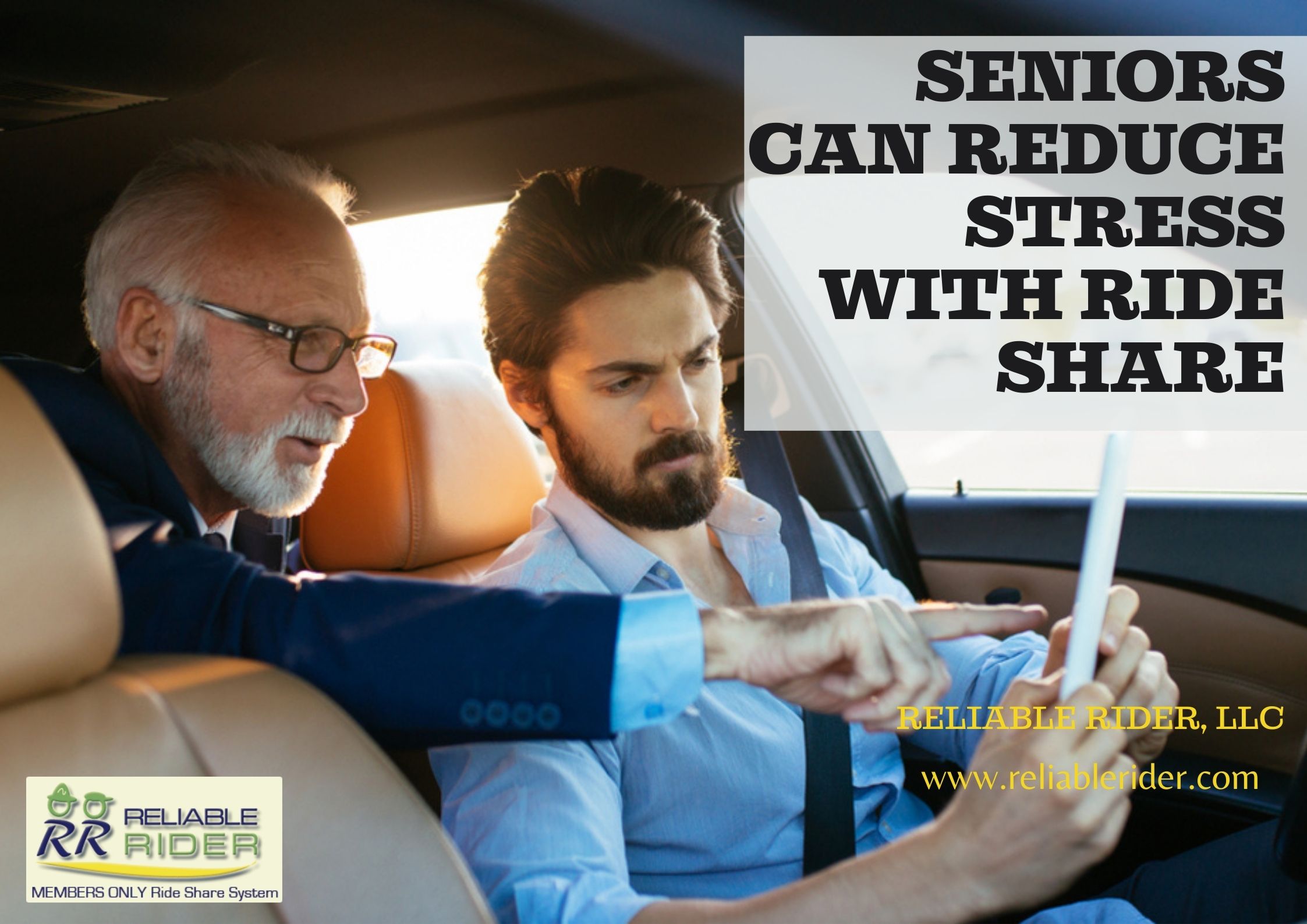 Seniors Can Reduce Stress with Ride Share
